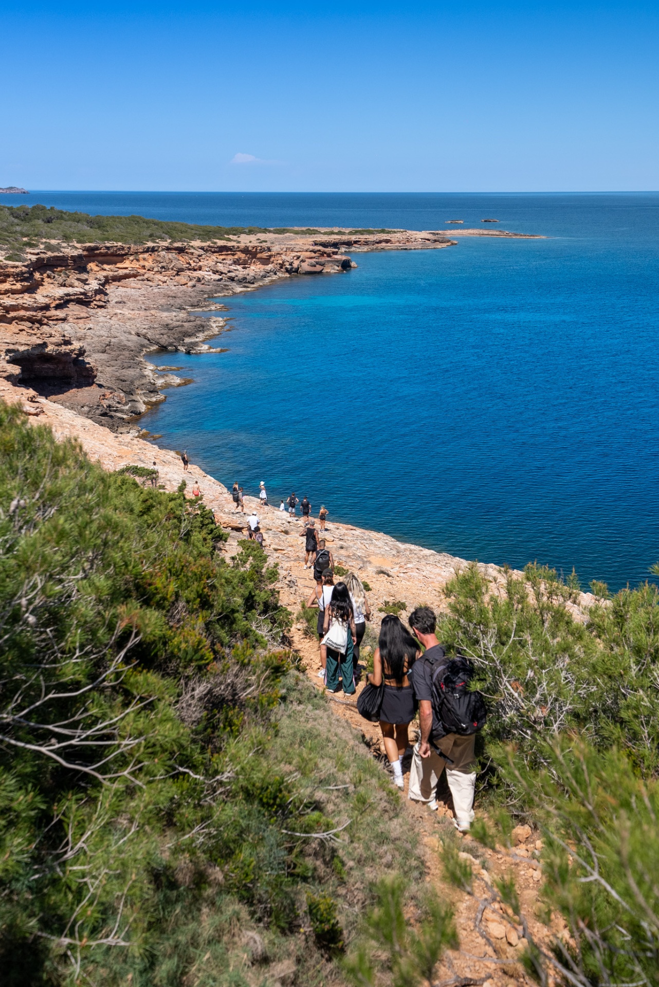 Sa Cala, coastal trail along the Mediterranean