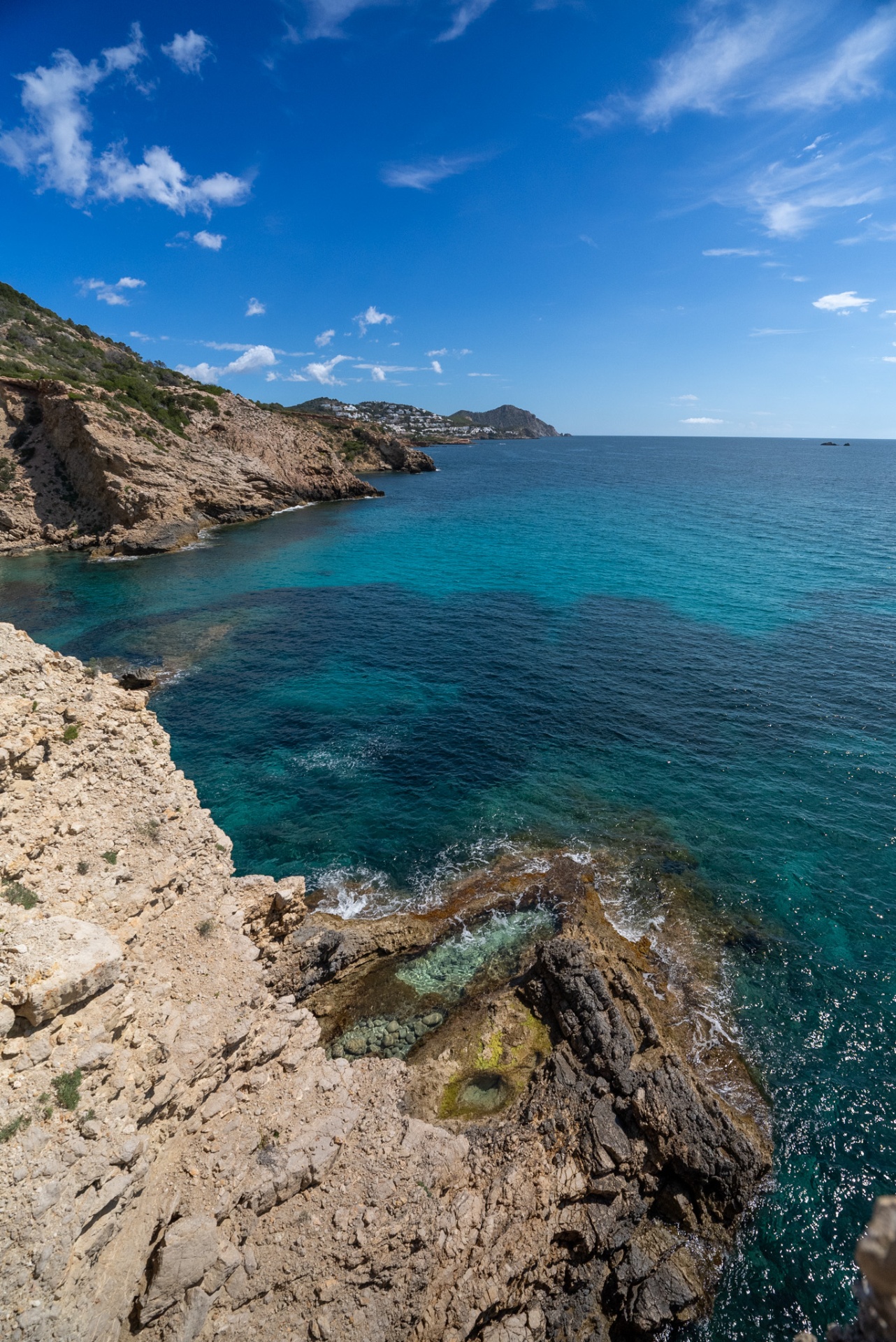 Destino Delight, coastal panorama with turquoise water